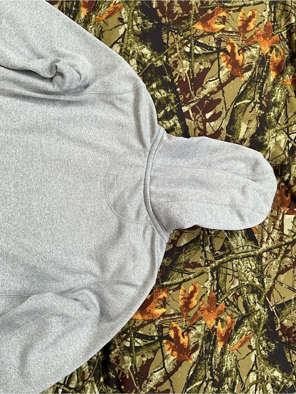 Carhartt Force Women’s Heather Grey & Pink Logo Pullover Hoodie Size S (4-6)